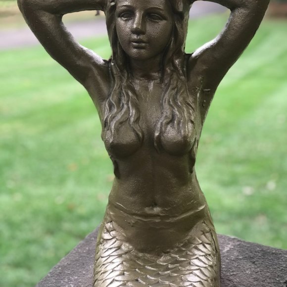 Midcentury Mermaid Sculpture - Picture 13 of 16